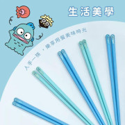 台灣正版授權人魚漢頓合金筷子(5入組)