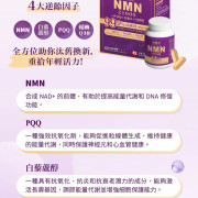 簡和堂 NMN 21000 + PQQ + Q10 + 白藜蘆醇 逆齡配方膠囊 (60粒)