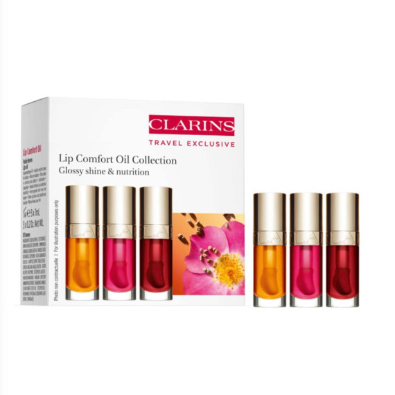 CLARINS 彈潤植萃美唇油3入套組