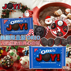 美國限量版 OREO 聖誕紅奶油夾心曲奇 530g