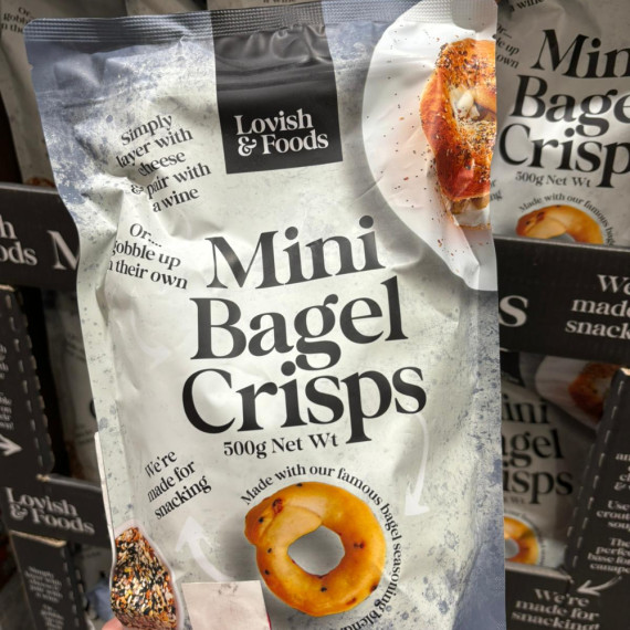 MINI BAGEL CRISPS 迷你貝果圈（餅乾) 500克