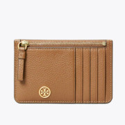 Tory Burch 全真皮卡套 (5卡位+1拉鍊格)