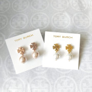 Tory Burch Drop Imitation Pearl 耳環