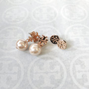 Tory Burch Drop Imitation Pearl 耳環