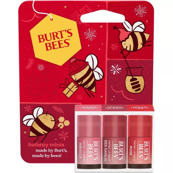 Burt's Bees 聖誕迷你潤唇膏 (1組2套)