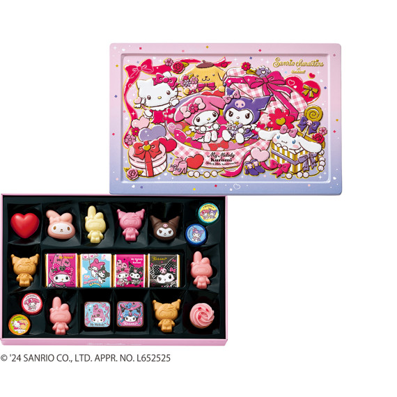 Sanrio x Goncharoff 2025 My Melody & Kuromi 情人節朱古力 20粒裝